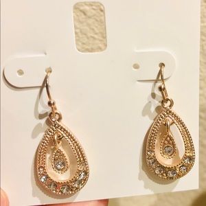 NWT Charter Club Rose gold Earrings